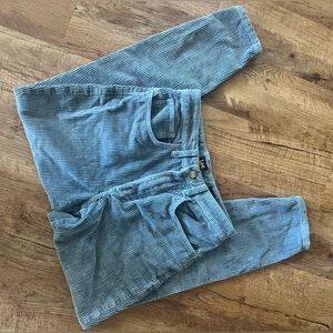 smokey light blue Lee Corduroy high rise skinny pants size 26